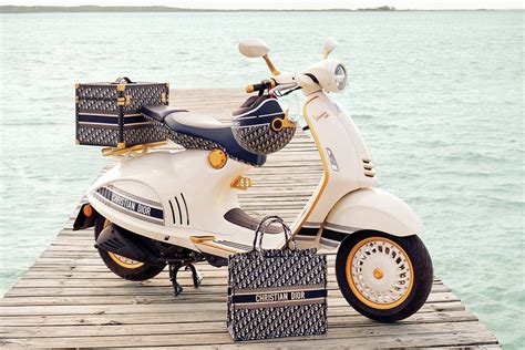 dior moped price|Dior vespa scooter.